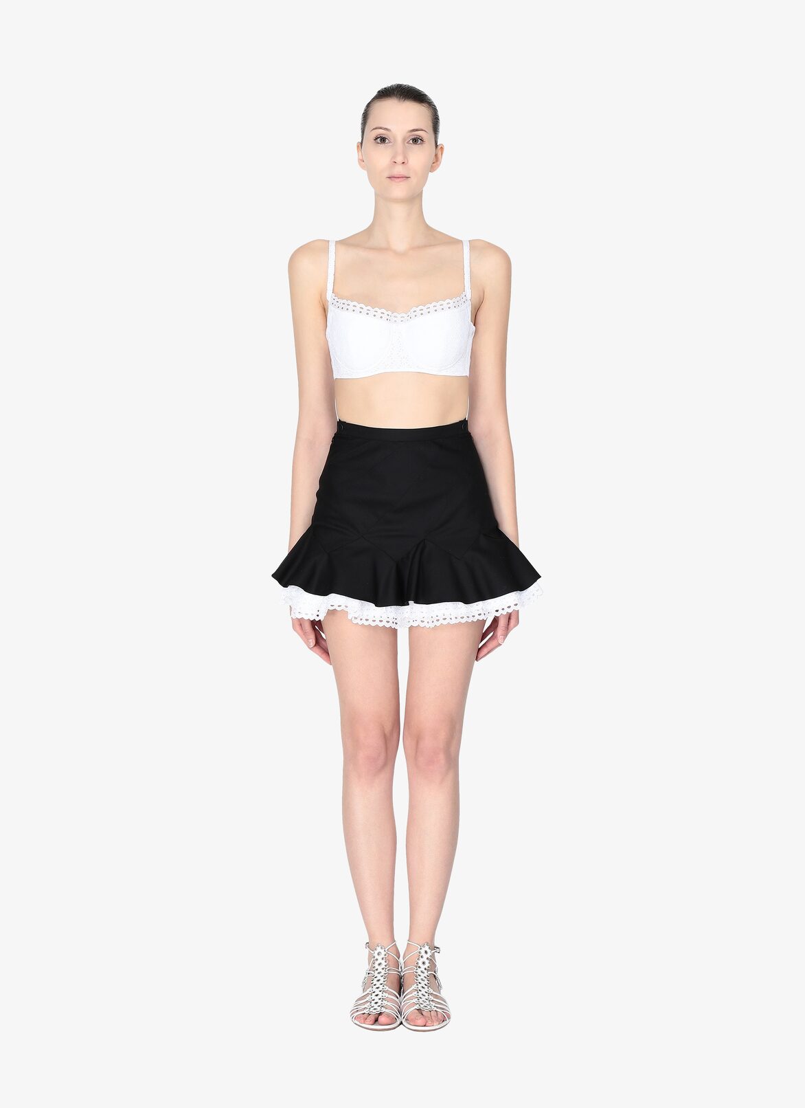 Alaïa Edition 1992 Embroidered Brassiere ALAÏA WHITE ALAÏA EDITION 1992 EMBROIDERED BRASSIERE